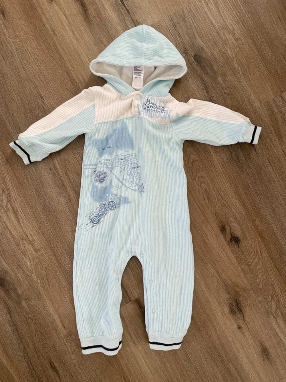 Harley Davidson onesie
